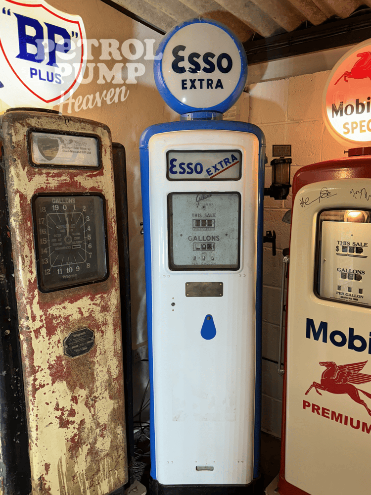 1950's Gilbarco Pump, Esso extra globe